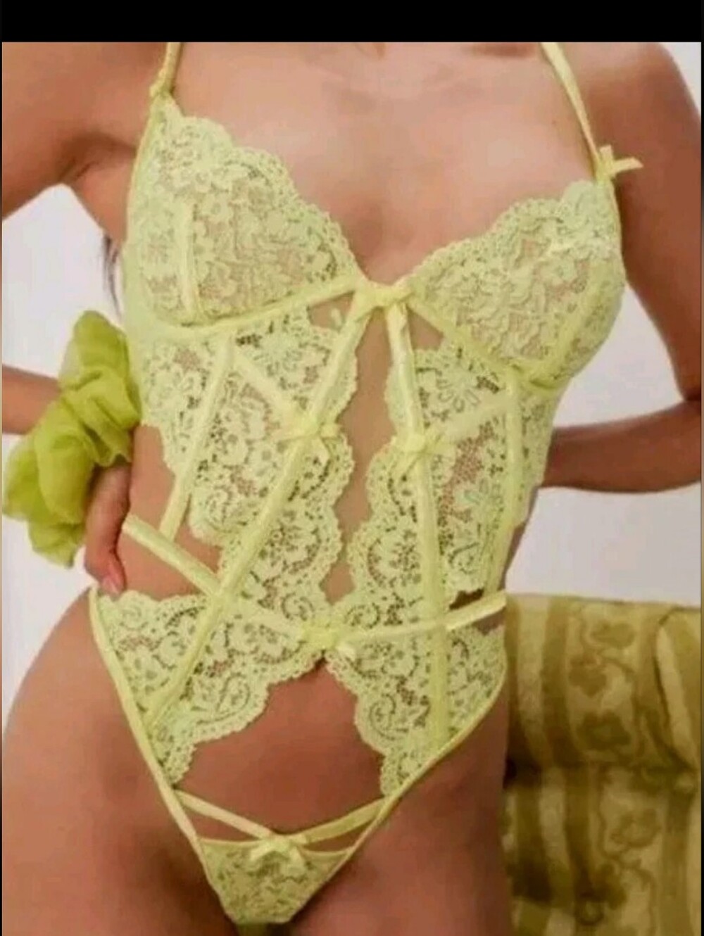 For Love And Lemons Cteamsicle Lace Underwire Bodysuit